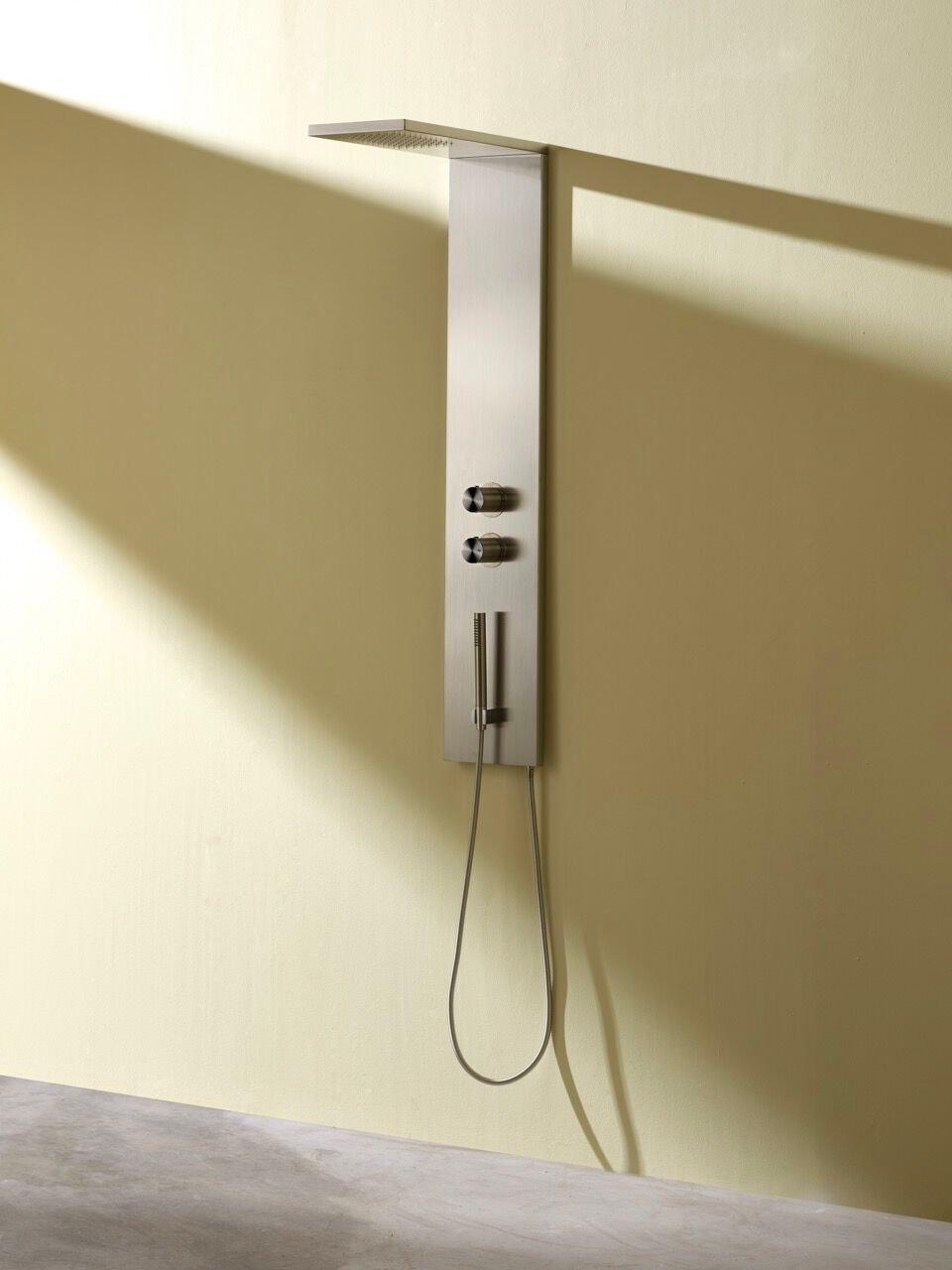 Термостатическая душевая колонна из нержавеющей стали с ручным душем BEAMTECH M1 CLNR200 ARCH-00134309 - Вид №1