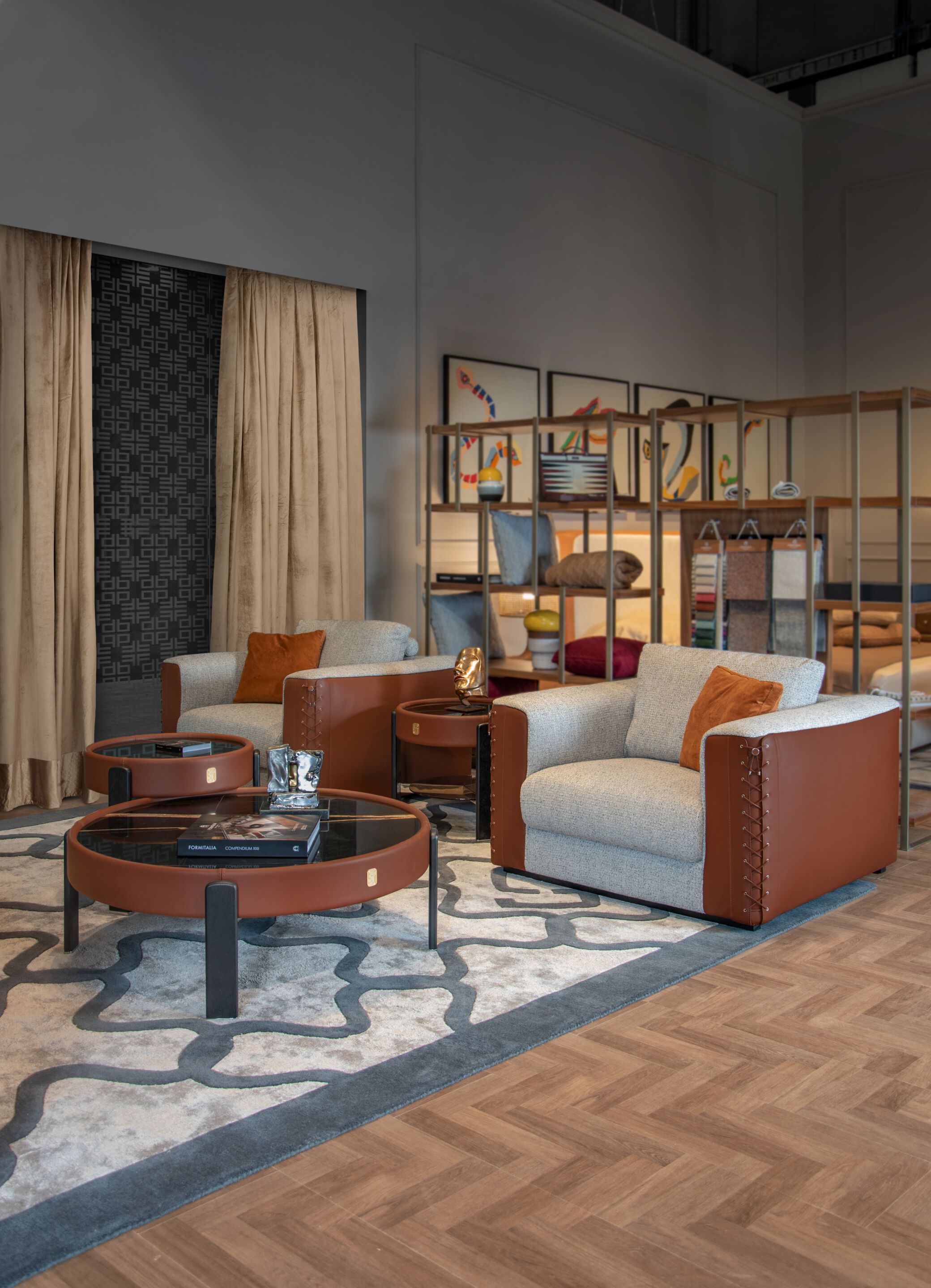 Мраморный низкий круглый журнальный столик Formitalia KEAN ARCH-00044657 - Вид №13