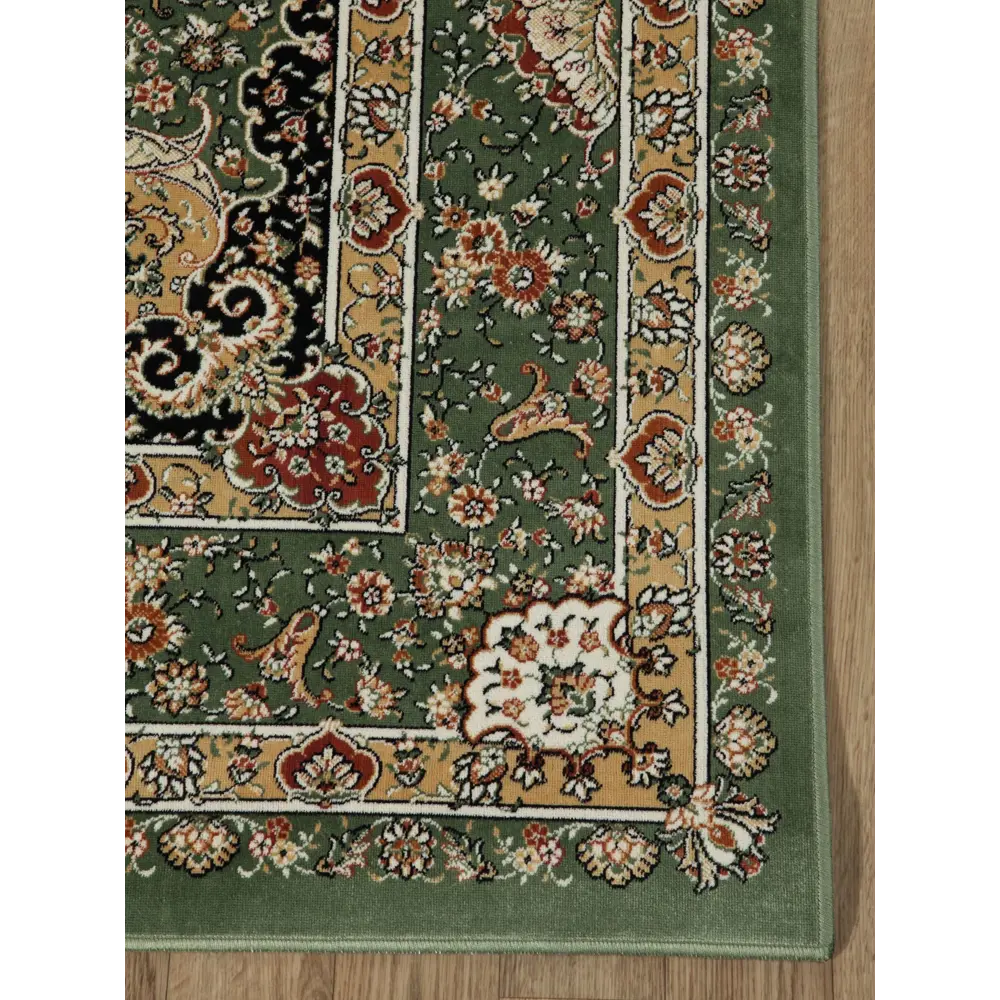 Ковер вискоза Hermitage 14708/6545 95x140 см цвет зеленый RAGOLLE STLM-2121547 - Вид №1