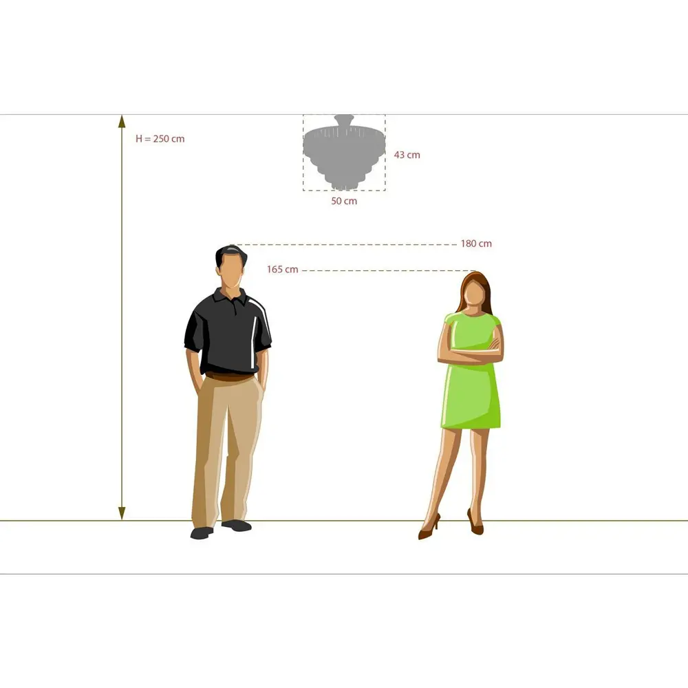 Люстра каскадная хрустальная подвесная Аделард 5xE14x60 Вт MW-Light STLM-2158527 - Вид №4
