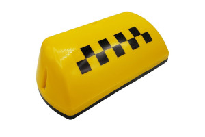 16453496 Фонарь-шашечки ТАКСИ 290х130х90 мм, 6 магнитов, с подсветкой, желтый FTX-07 Dollex