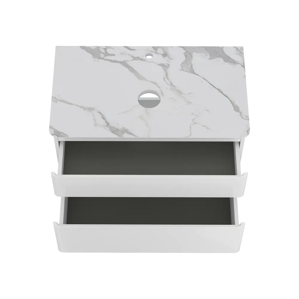 Тумба под накладную раковину Неро 79.4x45 раковина Cersanit Moduo цвет корпуса белый Santreyd STLM-2200337 - Вид №3