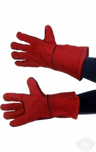 5031490 Краги теплозащитные на подкладке красные  Средства защиты рук  размер