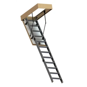 Лестница чердачная складная с секциями ALU 70x120x280 см