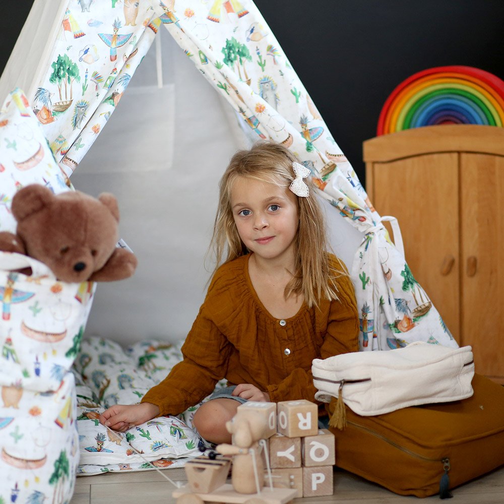 Вигвам Native Party с окном,карманом и флажками VAMVIGVAM NATIVE PARTY 281908 Белый Santreyd  - Вид №8