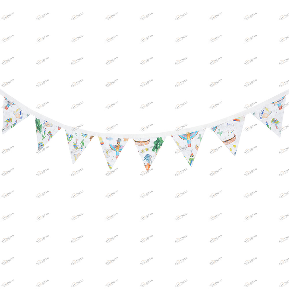 Гирлянда из 8 флажков Native Party VAMVIGVAM NATIVE PARTY 282180 Белый Santreyd 