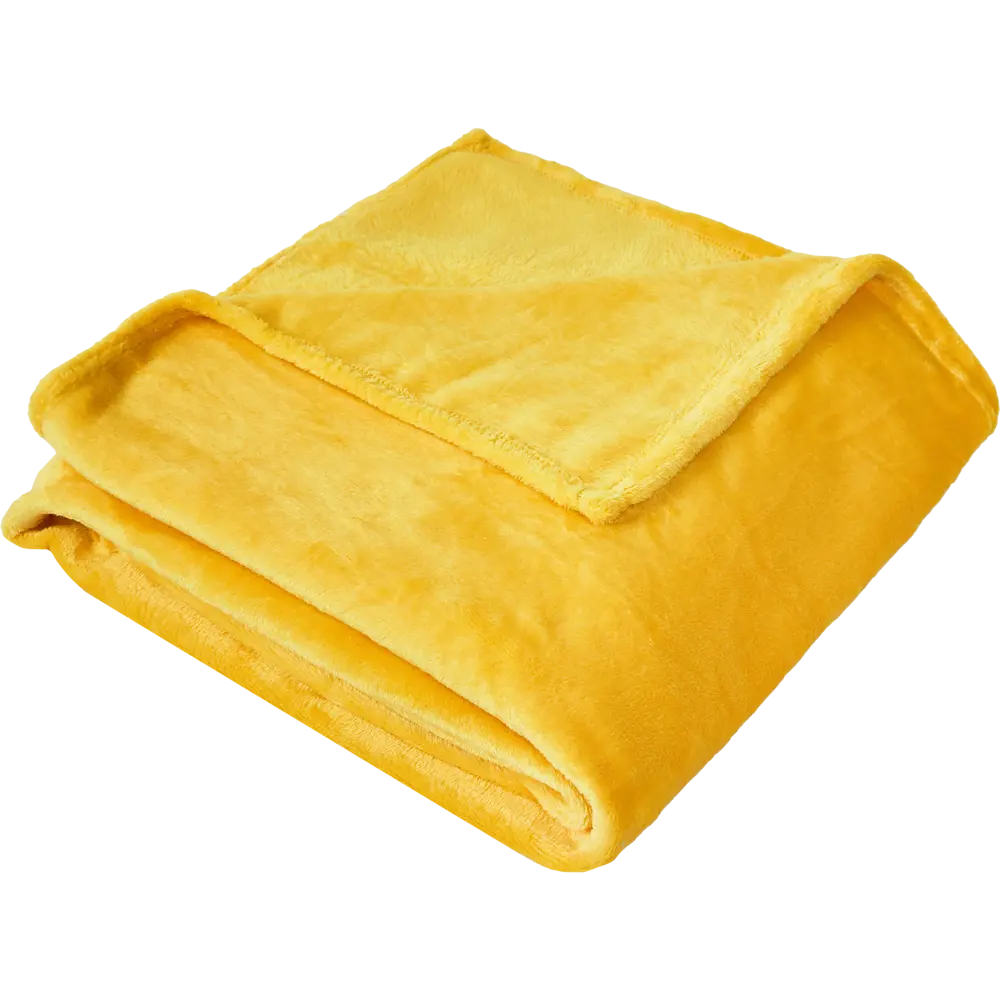Плед Malica 150x200 см велсофт цвет желтый СТОЛИЦА ТЕКСТИЛЯ STLM-2181204