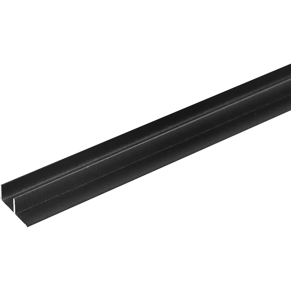 Планка угловая F-образная 60x1.5 см для стеновой панели 6 мм цвет черный Santreyd STLM-2048603