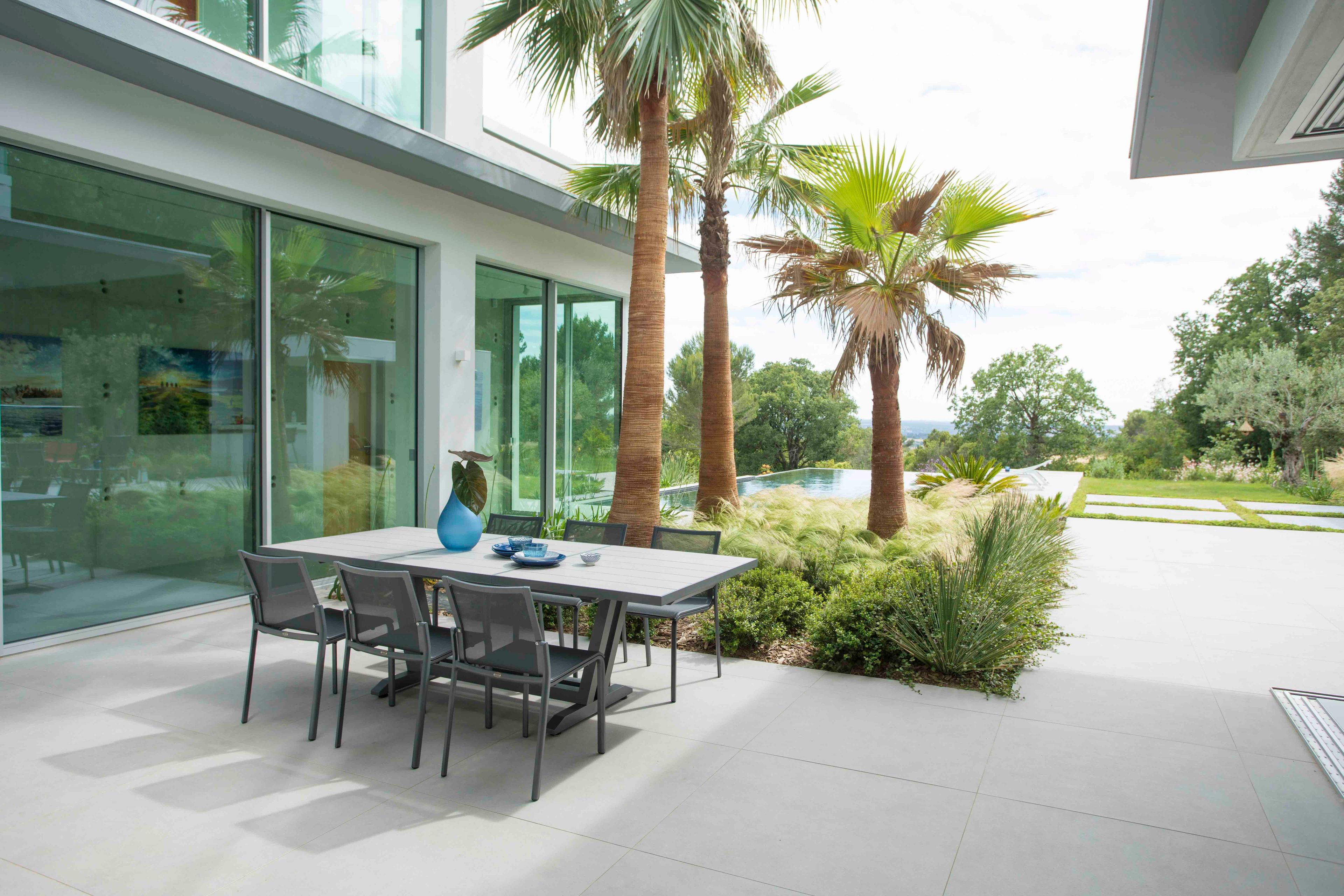 HPL выдвижной прямоугольный садовый стол Les Jardins® Amaka ARCH-00132637 - Вид №5