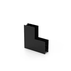 Коннектор Voltega Twist угловой внутренний жесткий для шинопроводов накладных цвет черный