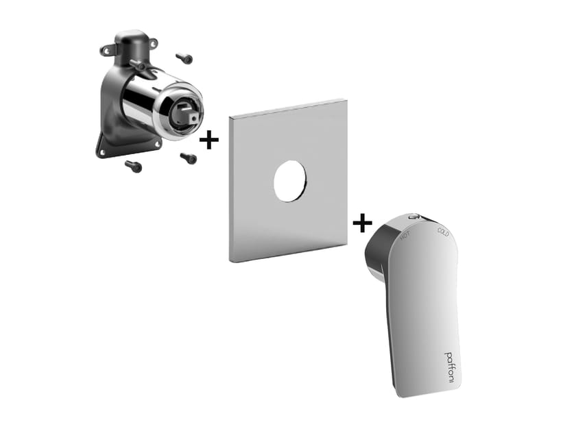 Встраиваемый смеситель для душа с пластиной RUBINETTERIA PAFFONI Tilt ARCH-00031474