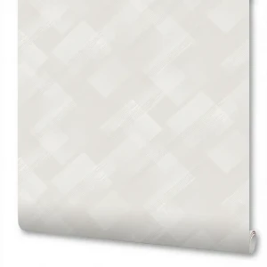 Обои флизелиновые New Age Dinamica белые с геометрическим рисунком 89425021