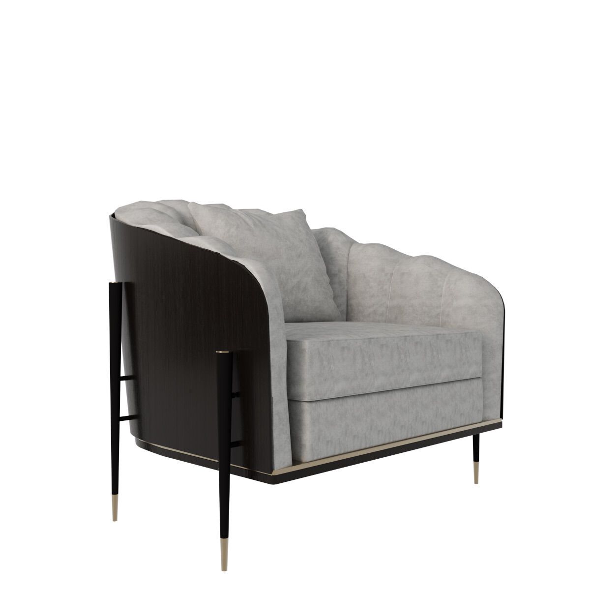 Тканевое кресло с подлокотниками HUGUES CHEVALIER Gatsby ARCH-00034382 - Вид №7