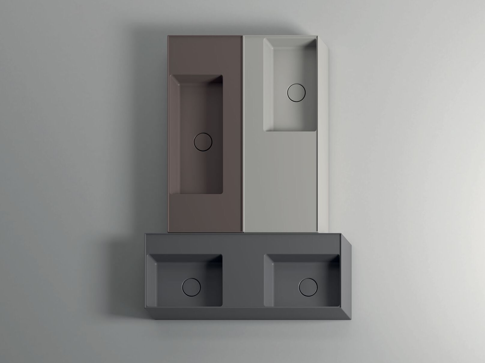 Прямоугольная двойная раковина Domus Falerii Lavatrucco ARCH-00065081 - Вид №1