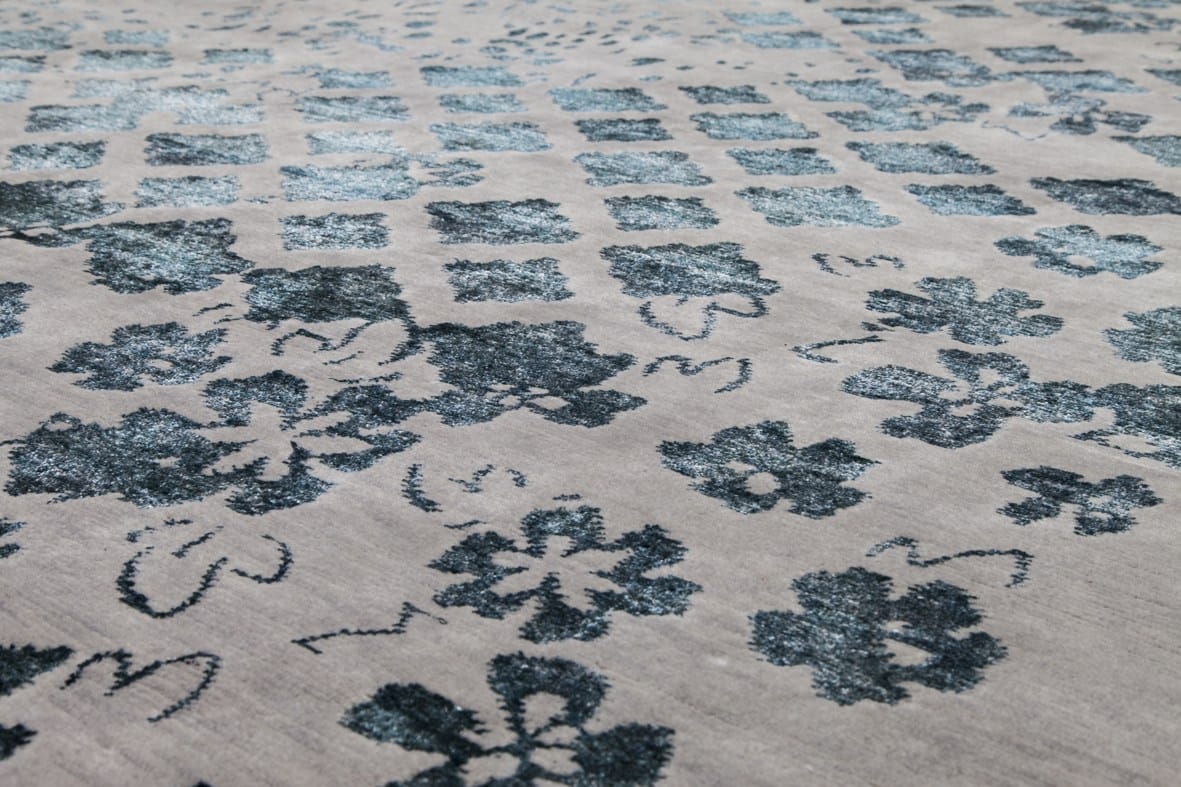 Прямоугольный ковер ручной работы из бамбукового волокна Sirecom Tappeti ARCH-00149352 - Вид №1