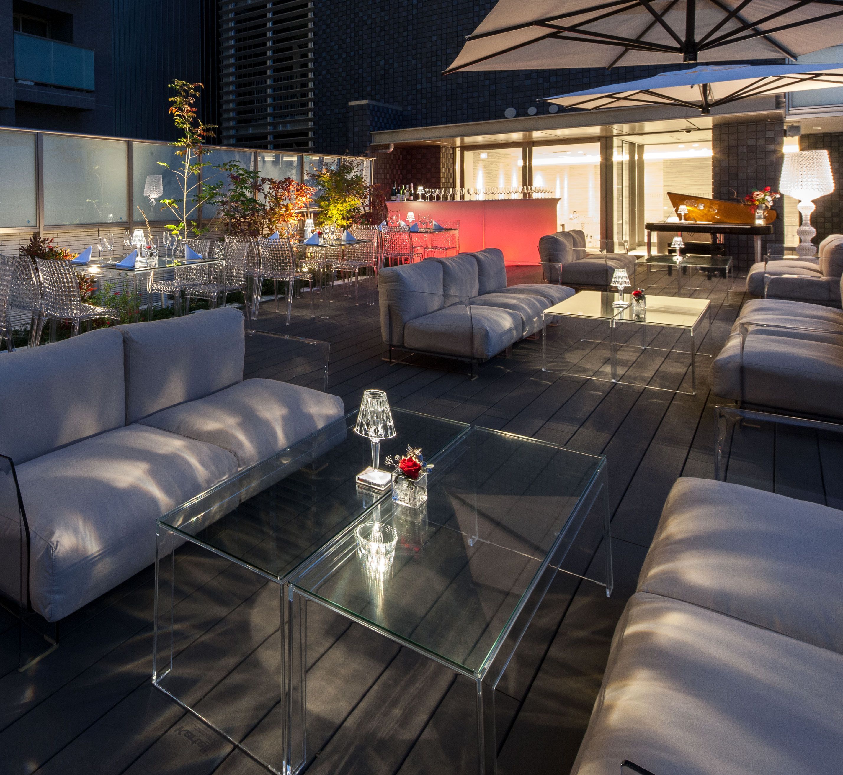 Низкий прямоугольный журнальный столик из ПММА Kartell INVISIBLE SIDE ARCH-00063063 - Вид №4