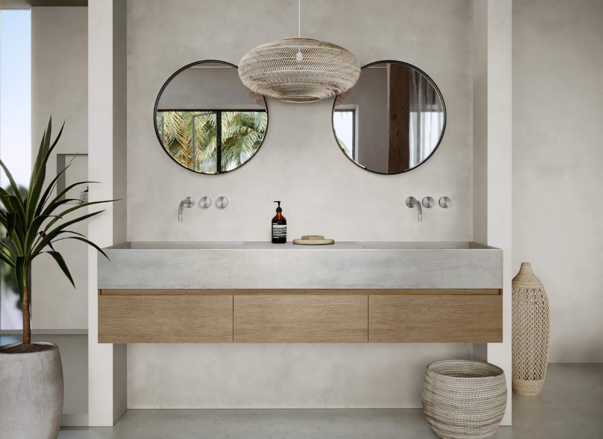 Подвесной прямоугольный двойной умывальник COCOON Maison ARCH-00125699 - Вид №4