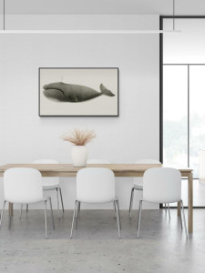98272035 Постер Гренландский кит 60x90 см в раме STLM-0615315 ПРОСТОПОСТЕР