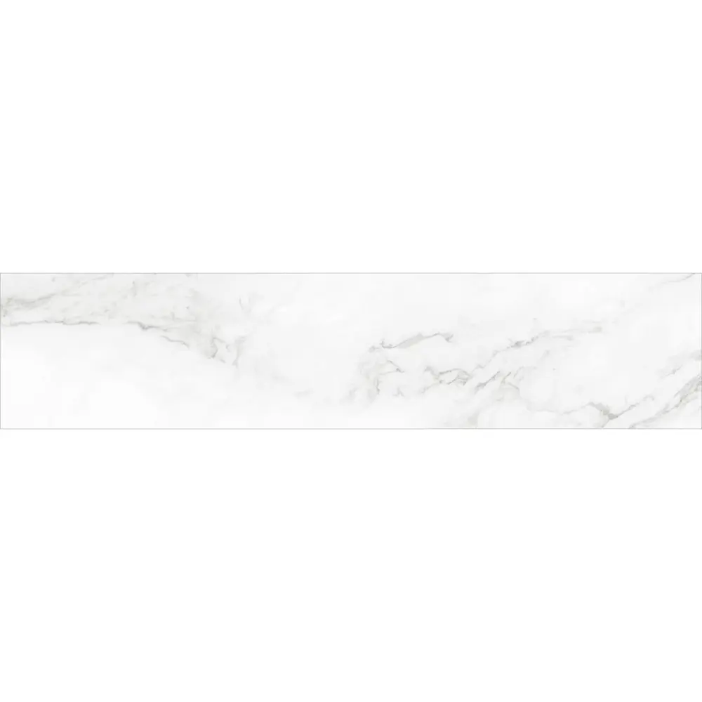 Глазурованный керамогранит Alma Ceramica Ava Calacatta 04 20x90 см 1.62 м² матовый цвет белый STLM-2076366 - Вид №1