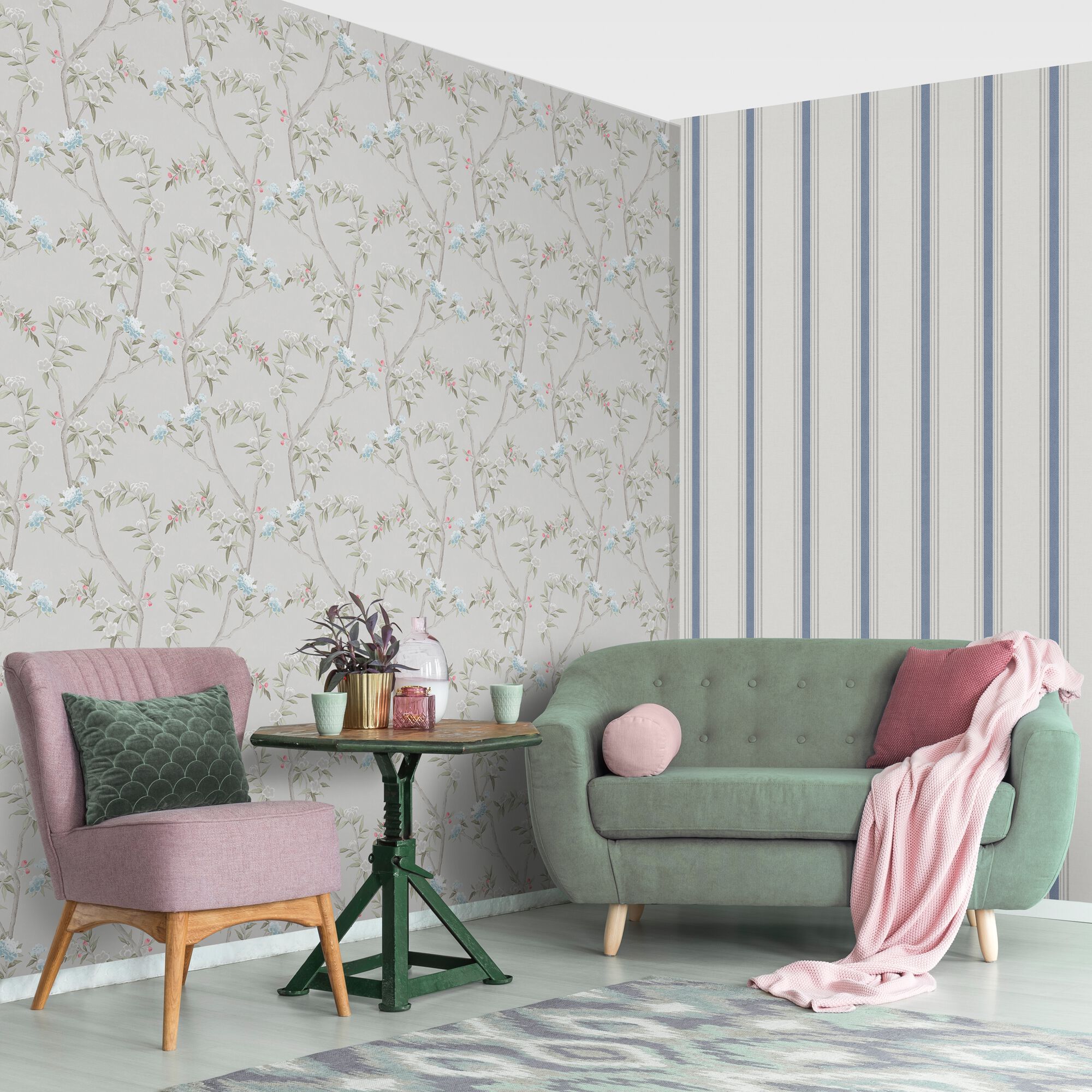 Полосатые обои ICH Hana ARCH-00141060 - Вид №4