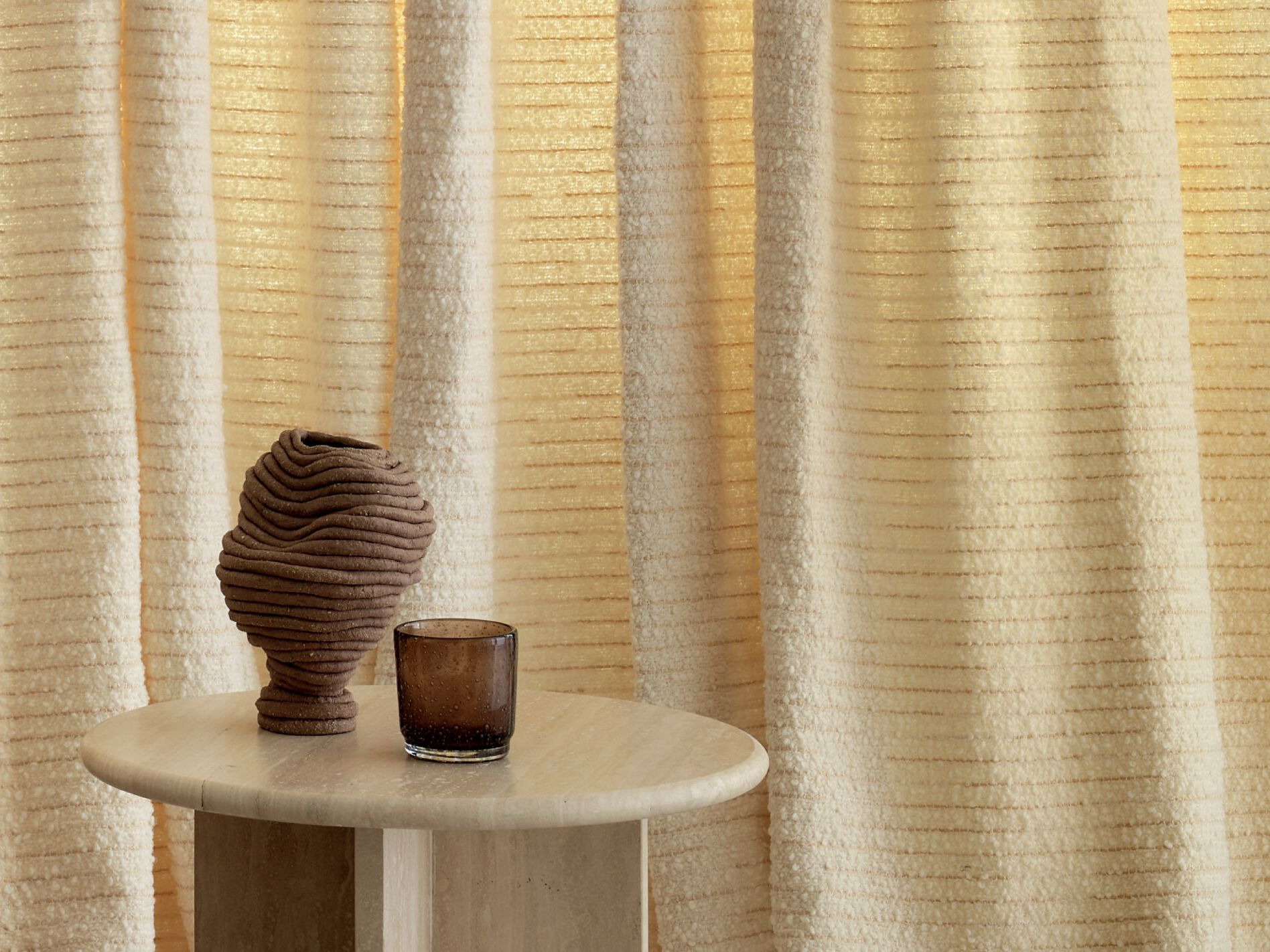 Ткань букле из хлопка и шерсти Élitis Prestige 2 ARCH-00137012