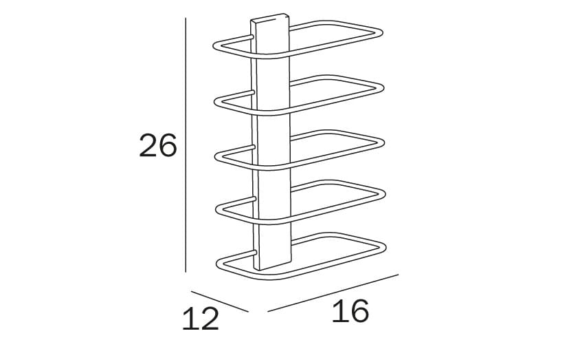 Металлический держатель для полотенец INDA® HOTELLERIE ARCH-00130824 - Вид №2