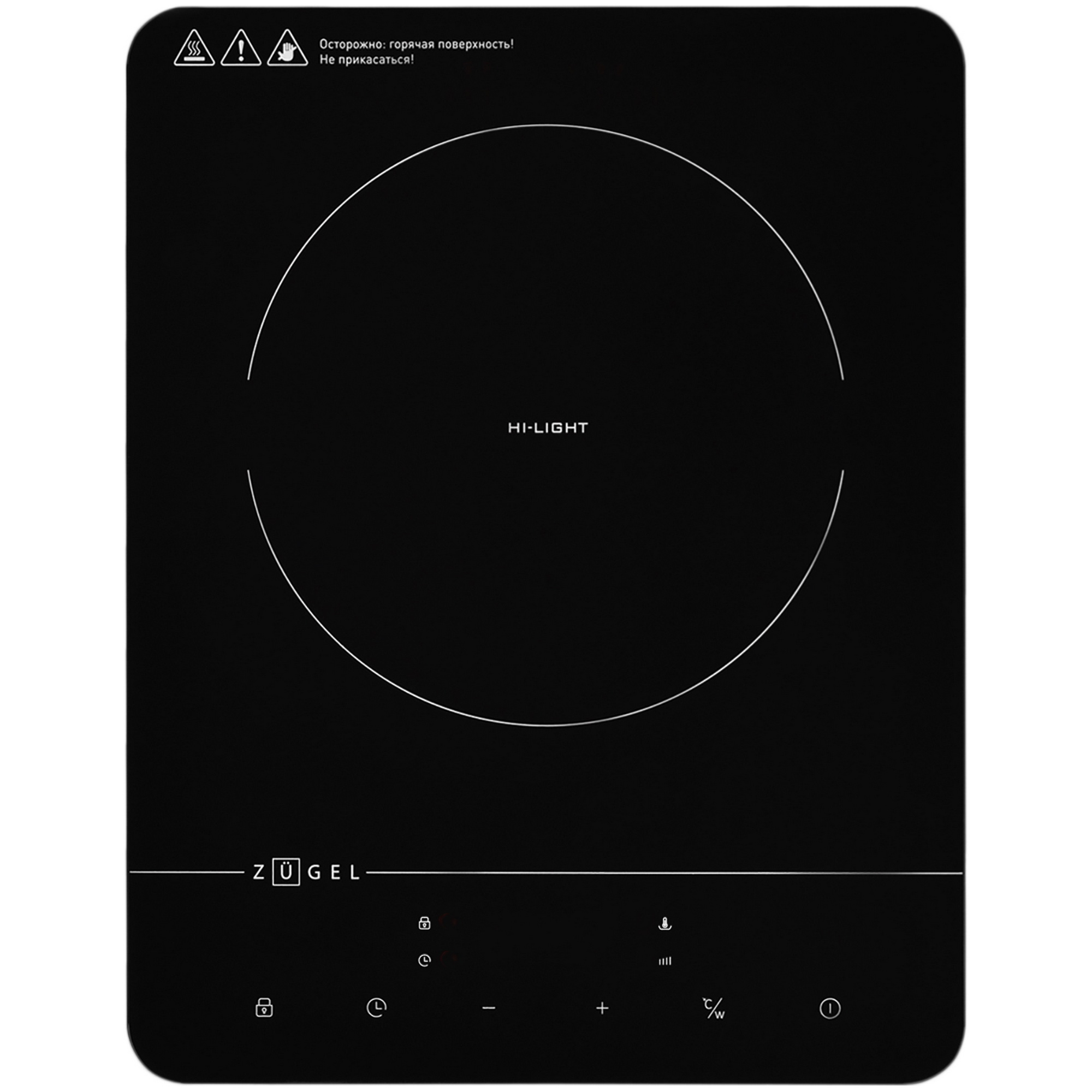 9979557 Плита компактная электрическая ZUGEL ZEHF280B черный STDN-0064561