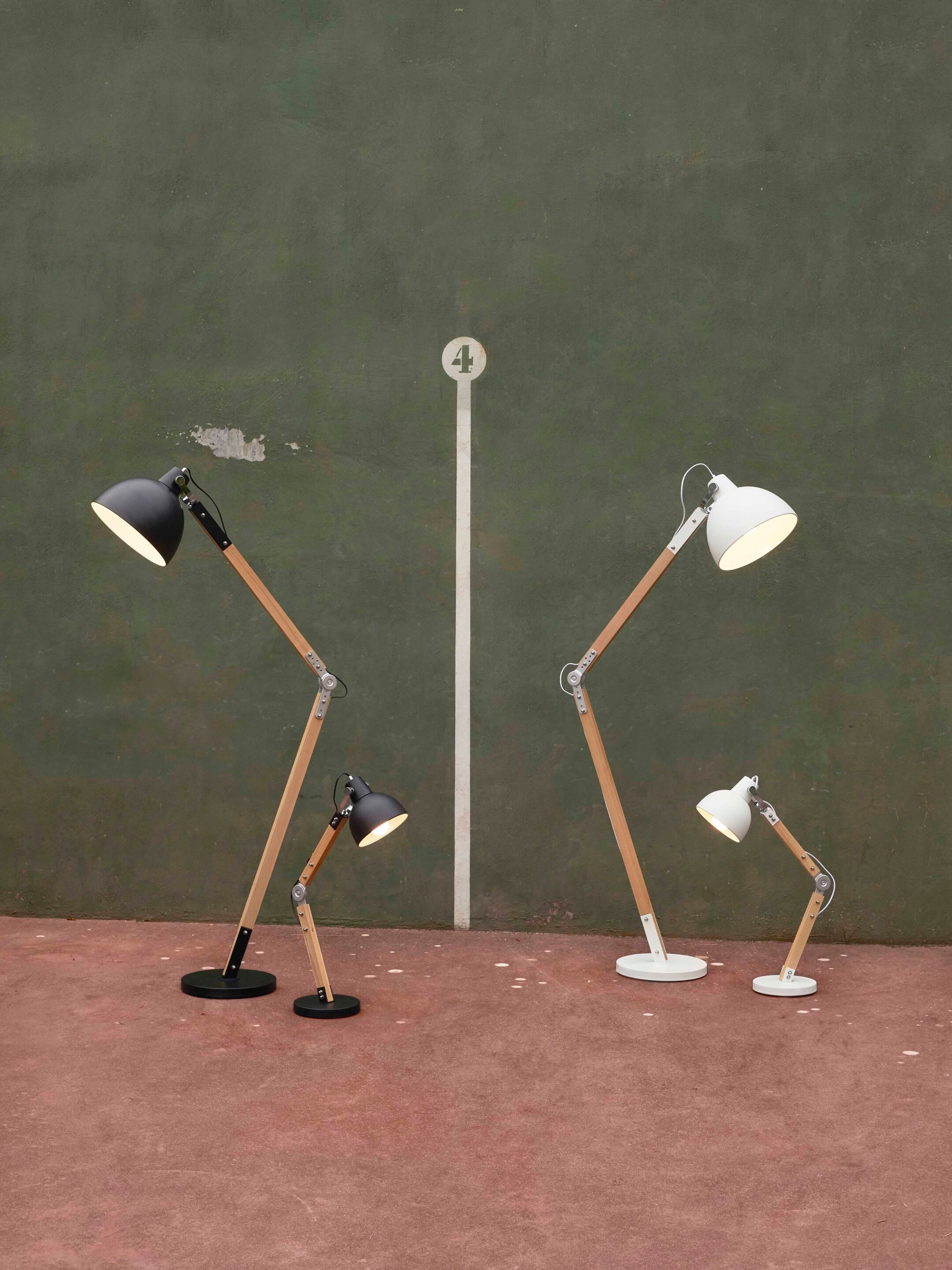 Регулируемая напольная лампа из стали и дерева Pilma Денвер ARCH-00145056 - Вид №2