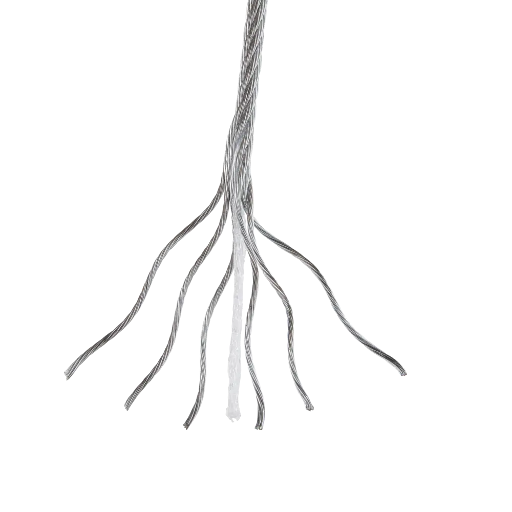 Трос Standers стальной оцинкованный DIN 3055 2 мм цвет серебро 100 м/уп STLM-2033857 - Вид №3