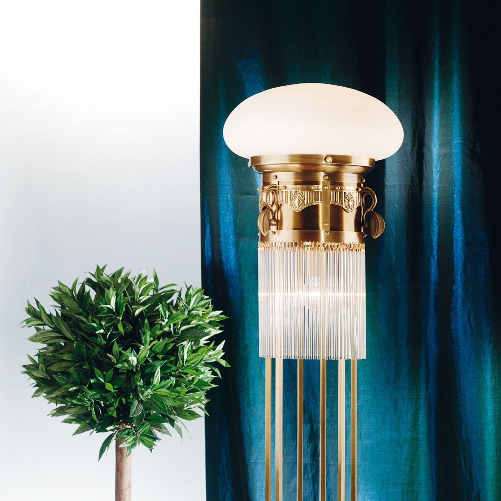 Торшер из латуни и стекла Orion ARCH-00078620 - Вид №1