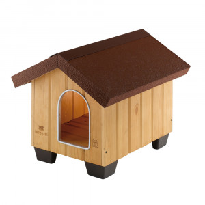 ПР0019181 Будка для собак Domus Mini деревянная, 50х65х47,5см FERPLAST