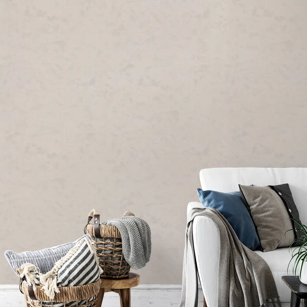 Обои флизелиновые Inspire Штукатурка бежевые 1.06 м Paper 2 STLM-2195973 - Вид №2