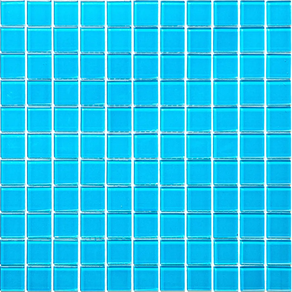 Мозаика стеклянная Natural A-143 30x30 см цвет голубой 84830247 STLM-2110553 Santreyd 