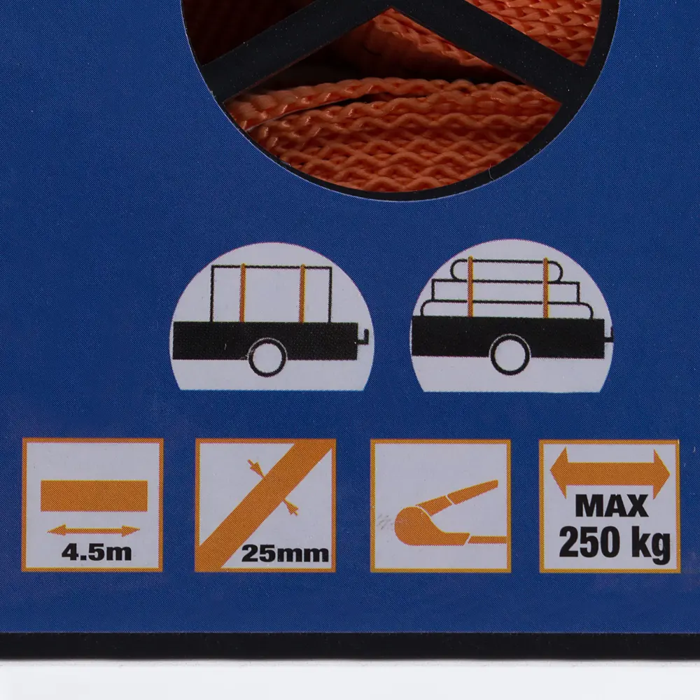 Набор стяжек для крепления груза 2.5х450 см, 4 шт Santreyd STLM-2148904 - Вид №3