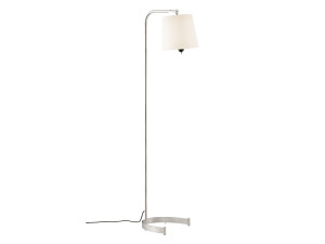 Регулируемая напольная лампа из металла и шелка
