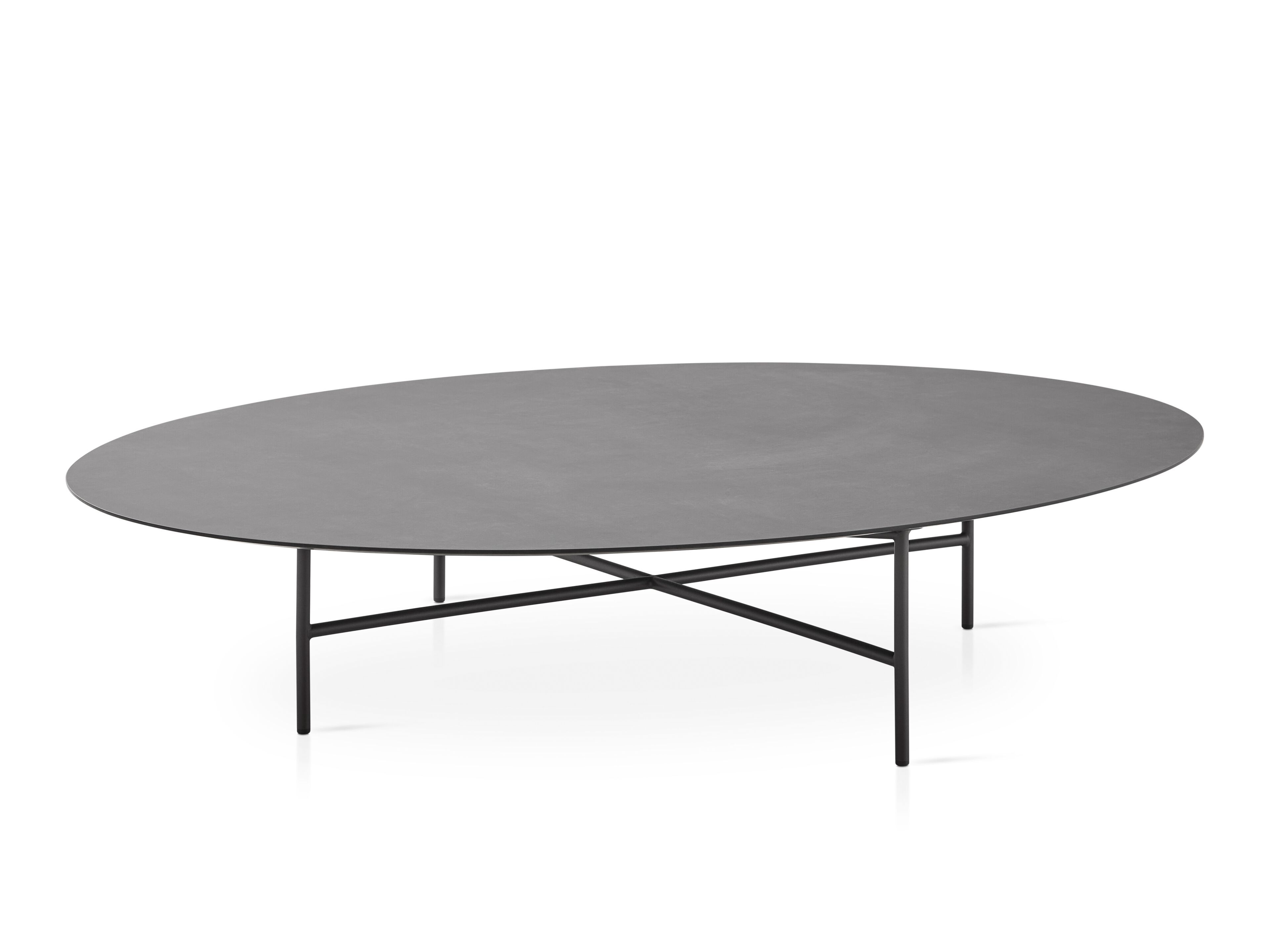 Низкий овальный садовый столик в Dekton® EXPORMIM ARCH-00038610