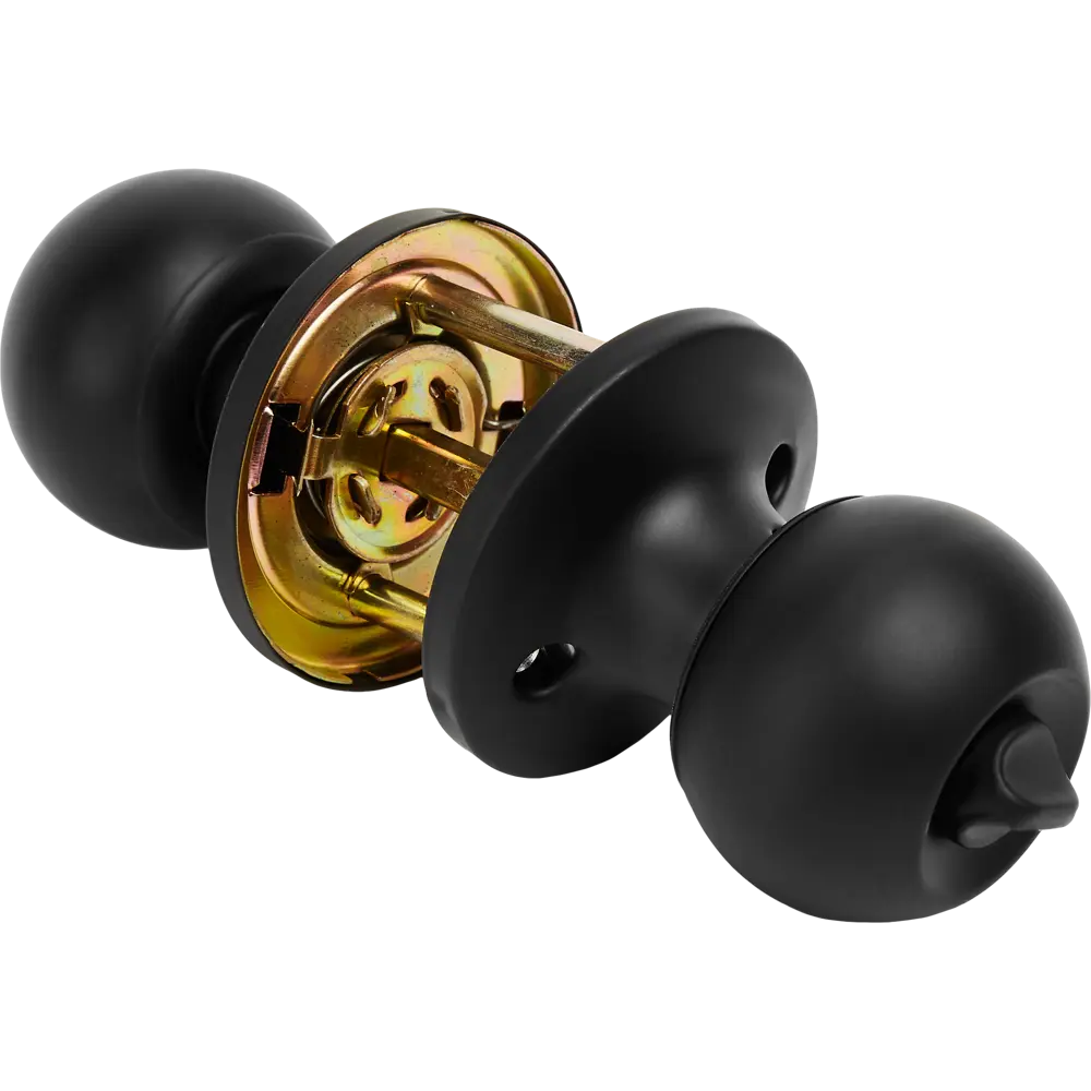 ARMEX Ручка-кноб шарообразная с фиксатором черная матовая 85088980 STLM-0058602