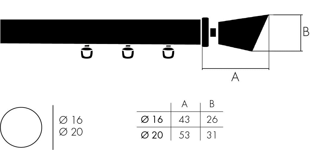 Железный карниз Frandoli Тетрис ARCH-00001158