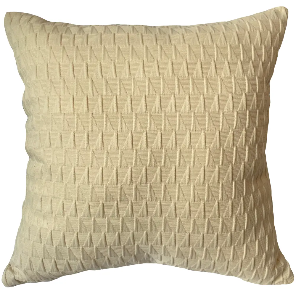 Подушка Seasons Triangel 45х45 см жаккард цвет экрю 83667715 STLM-2074648 