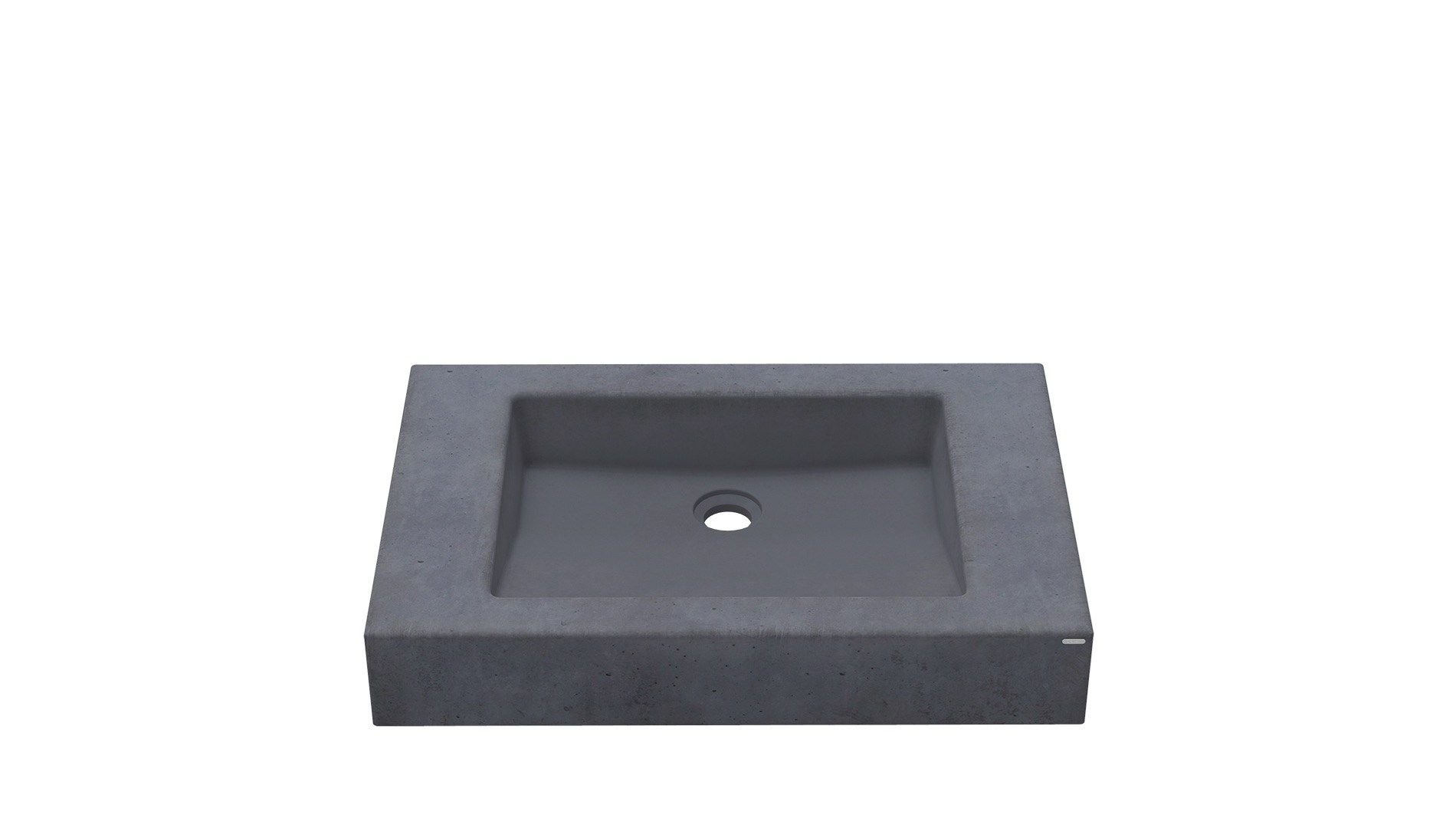 Бетонный одиночный подвесной умывальник Gravelli SLANT 07 SINGLE ARCH-00081644 - Вид №9