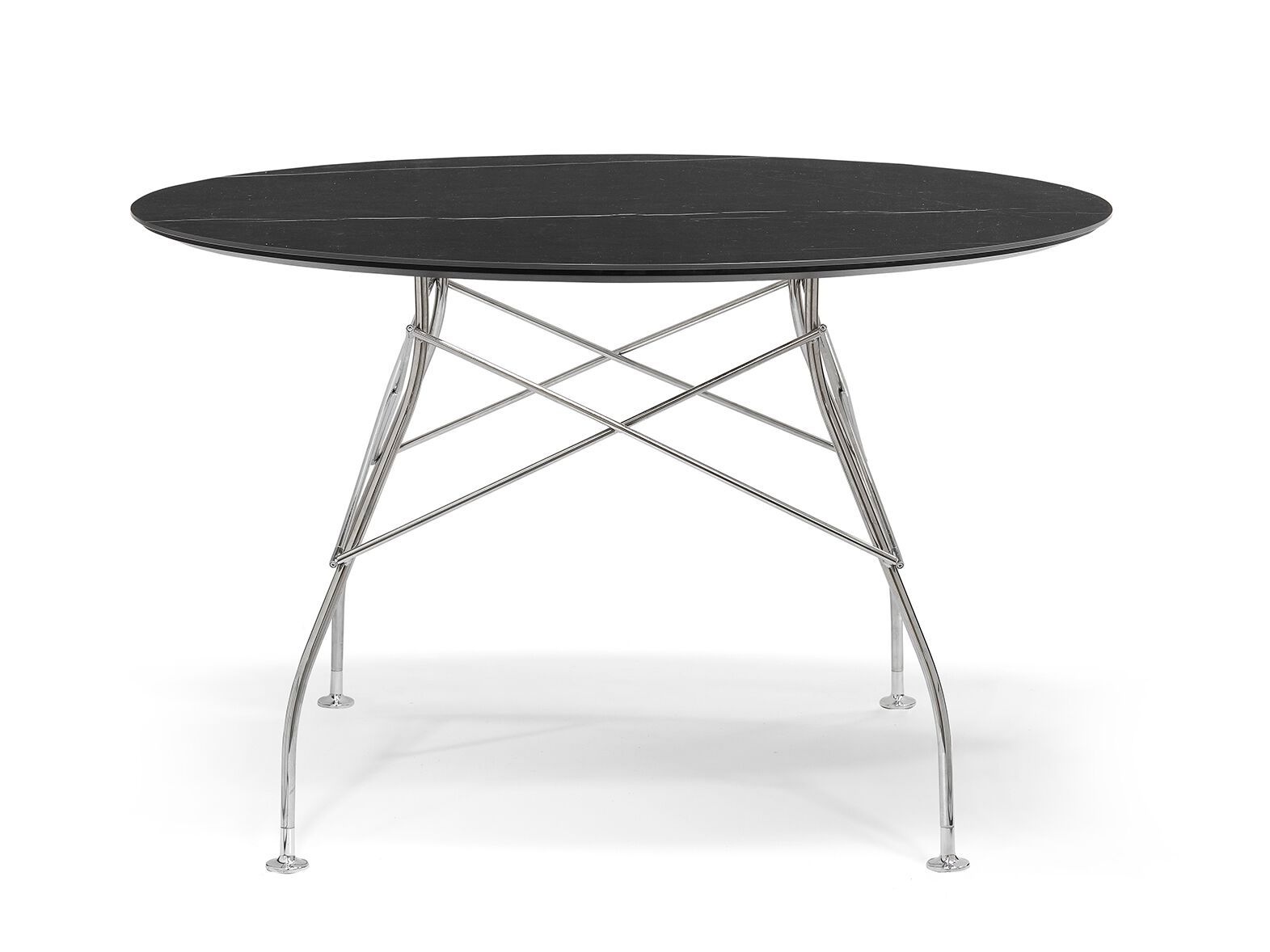 Круглый обеденный стол из керамогранита Kartell GLOSSY ARCH-00051866 - Вид №17