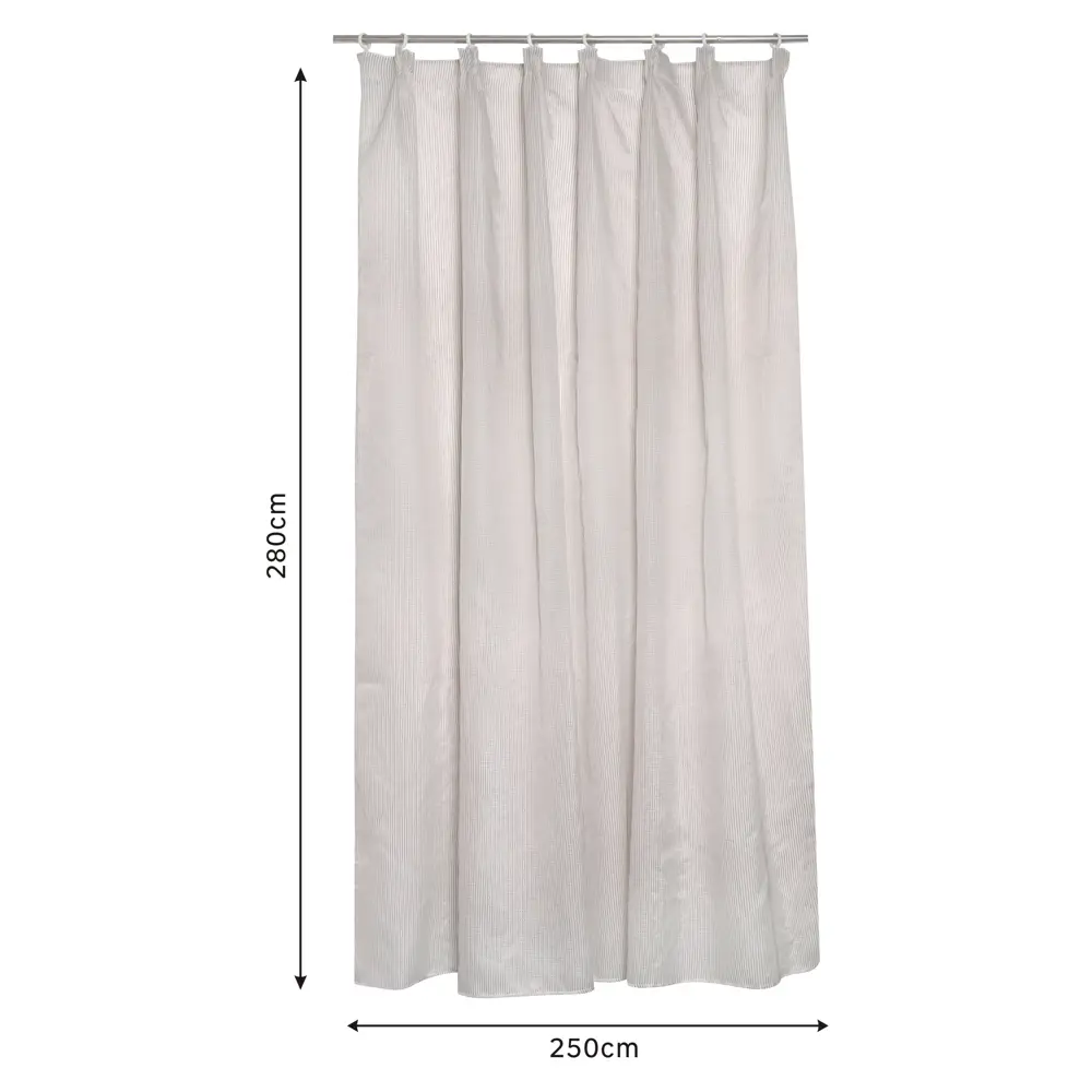 Тюль на ленте Inspire Dalia 250x280 см цвет серо-коричневый STLM-2065775 - Вид №2