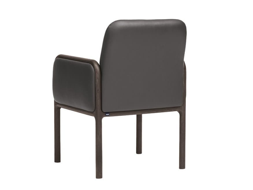 Кожаное кресло с подлокотниками PIAVAL CAMEO-Contract ARCH-00112494 - Вид №1