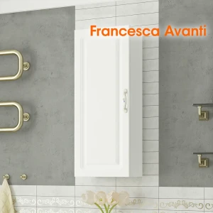 92007708 Шкаф подвесной для ванной Francesca Avanti Империя 20 цвет белый STLM-1367486