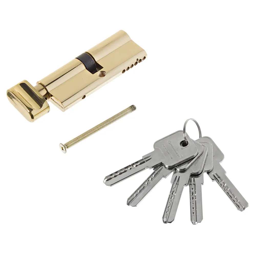 Цилиндр ключ/вертушка 40x40 золото, 2J07 80 PB PALLADIUM STLM-2023975 - Вид №1