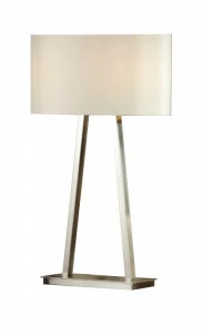 Настольная лампа (Brushed) Baxter от RVAstley 5890 RVASTLEY КЛАССИЧЕСКИЕ 061998 Белый;хром