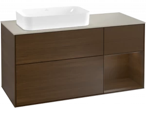 Villeroy&Boch Тумба под раковину Прямоугольная версия F283GNGN Finion Walnut Veneer