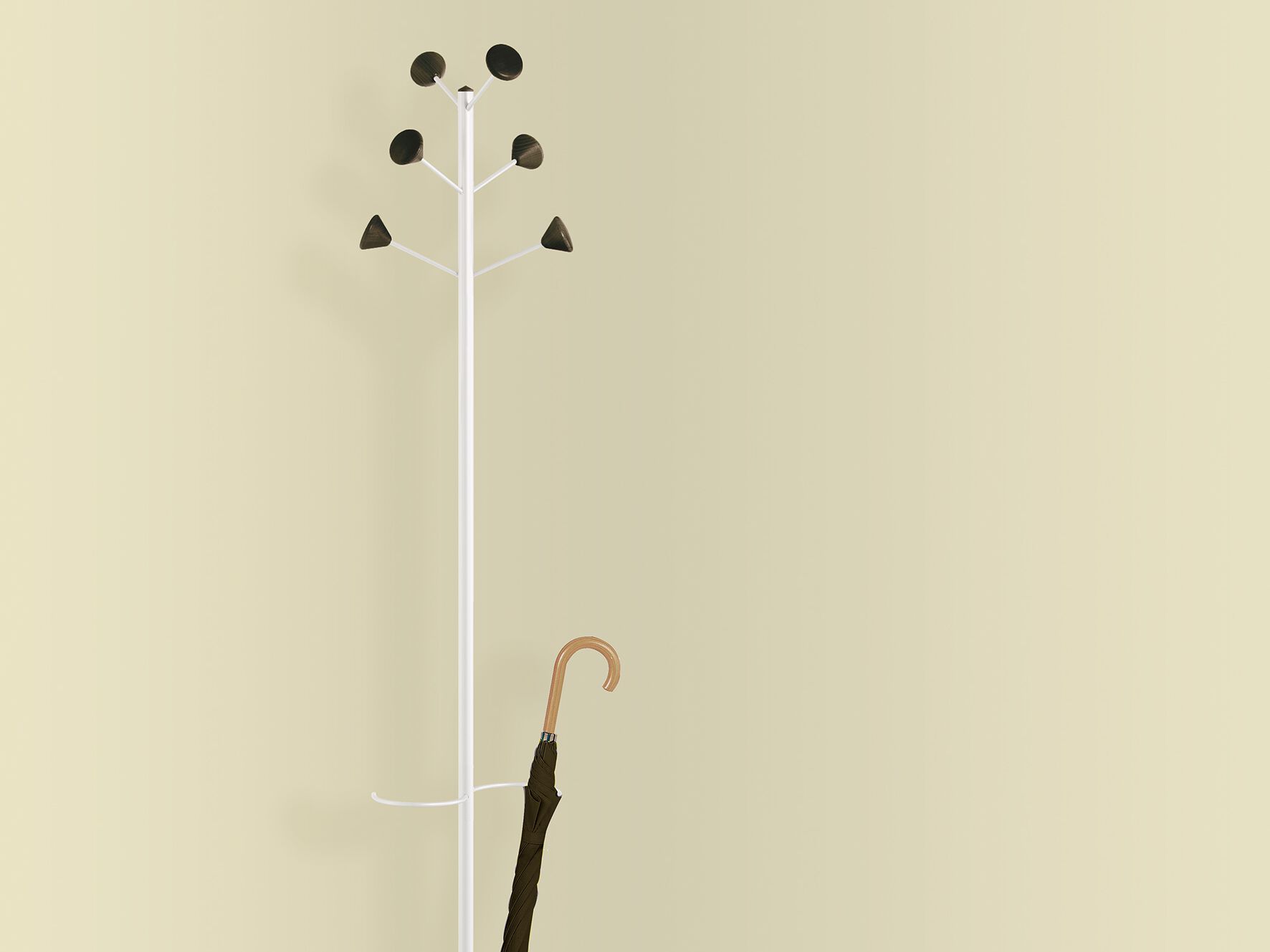 Стальная и деревянная напольная вешалка Manade Oléa ARCH-00000015