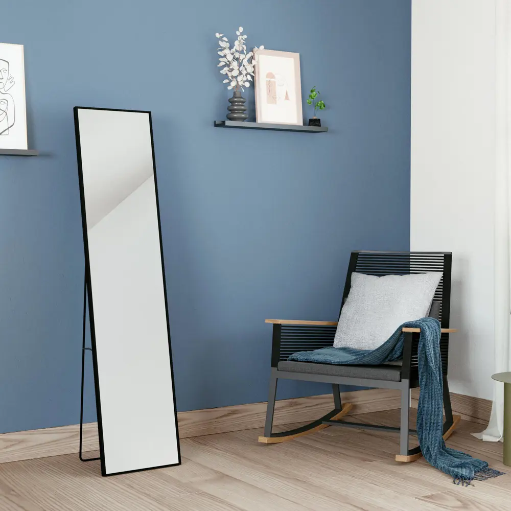 Полка настенная Spaceo Paris 60x10 см МДФ цвет чёрный STLM-2078688 - Вид №6