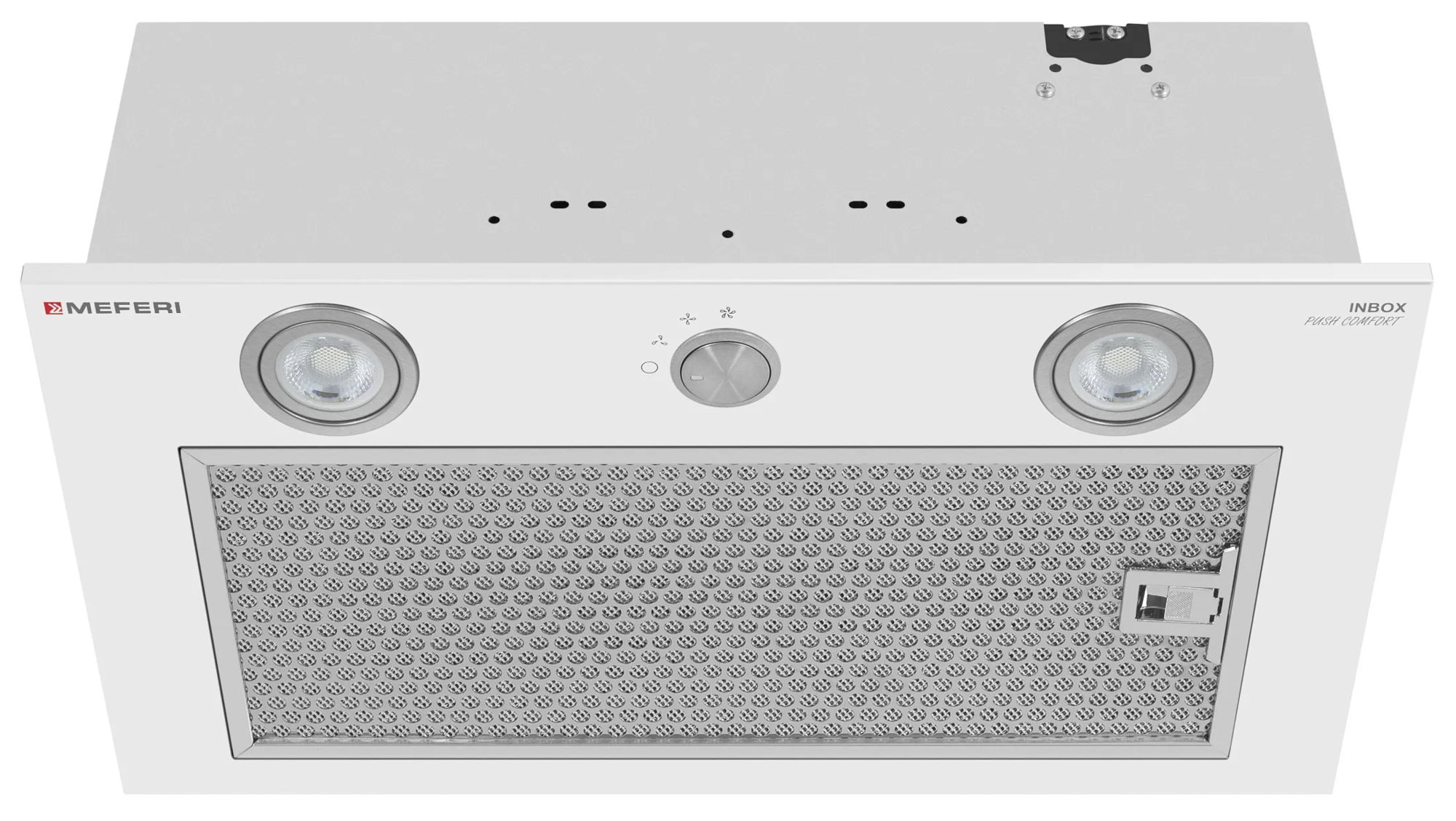 9270641 Вытяжка полновстраиваемая Meferi INBOX52WH PUSH COMFORT белый STDN-0081086 - Вид №1